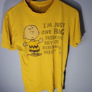 Peanuts Charlie Brown T-shirt men size S